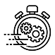 Automated Processing Speed Icon