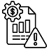 Cost Reduction Chart Icon